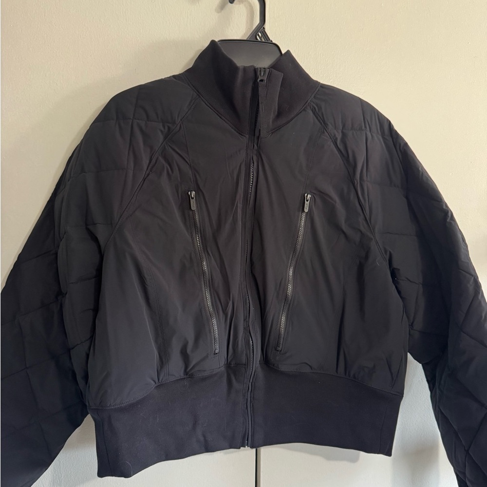 Black Bomber Jacket - image 1